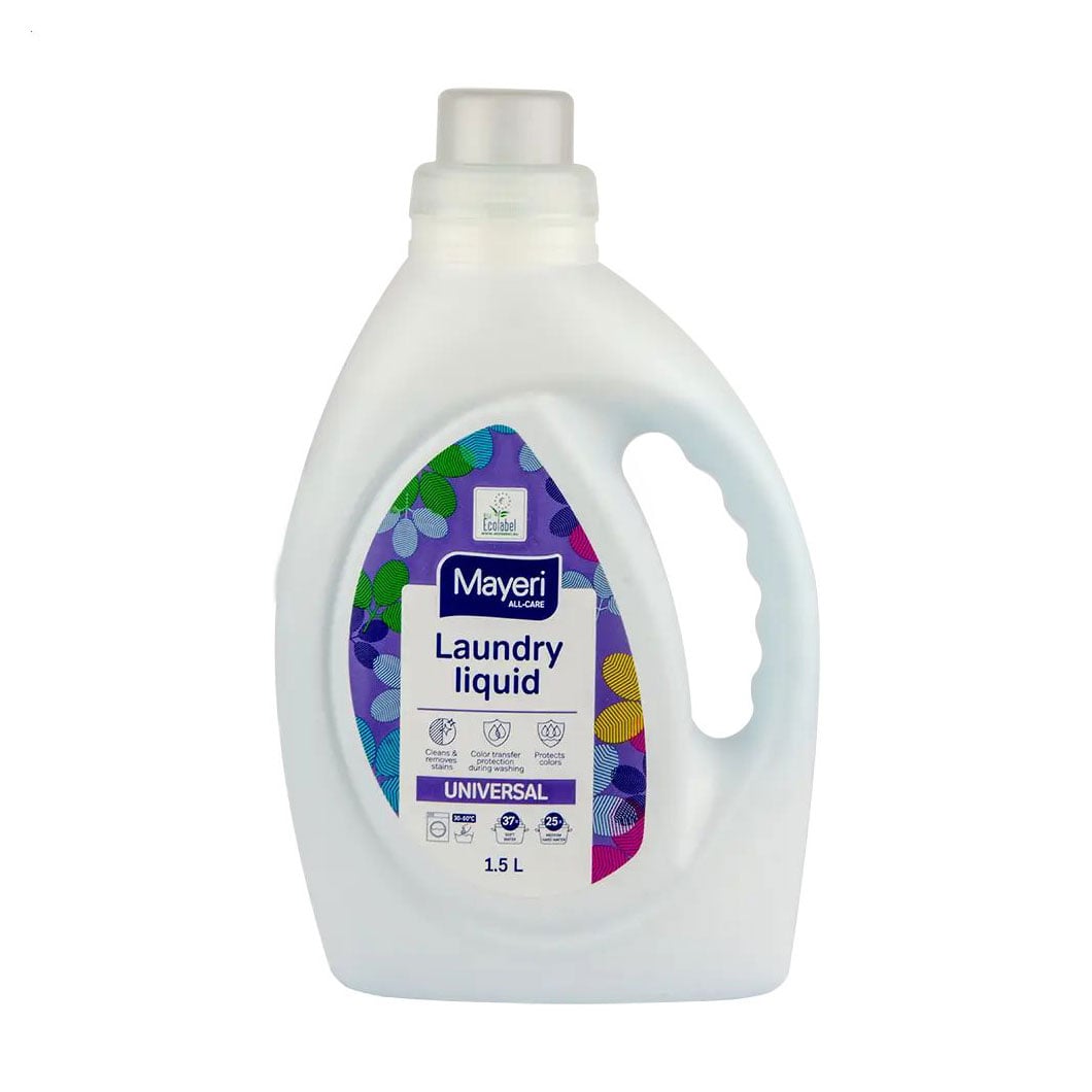 Універсальний рідкий засіб для прання Mayeri Laundry Liquid Universal 37 циклів прання, 1.5 л